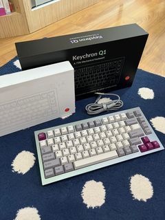 Keychron Q1 + FR4/PC plate (extra)