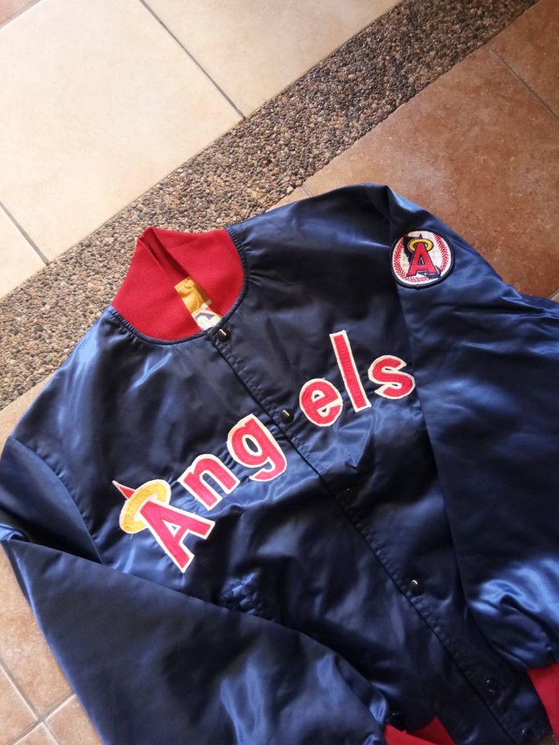 Vintage Anaheim Angels Varsity Satin Jacket Chalk Line Size - Etsy