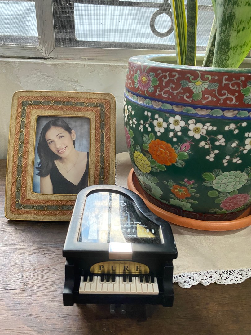 Gan Sasho Pure Vintage Lady Mate Japan Music and Jewelry Box Black