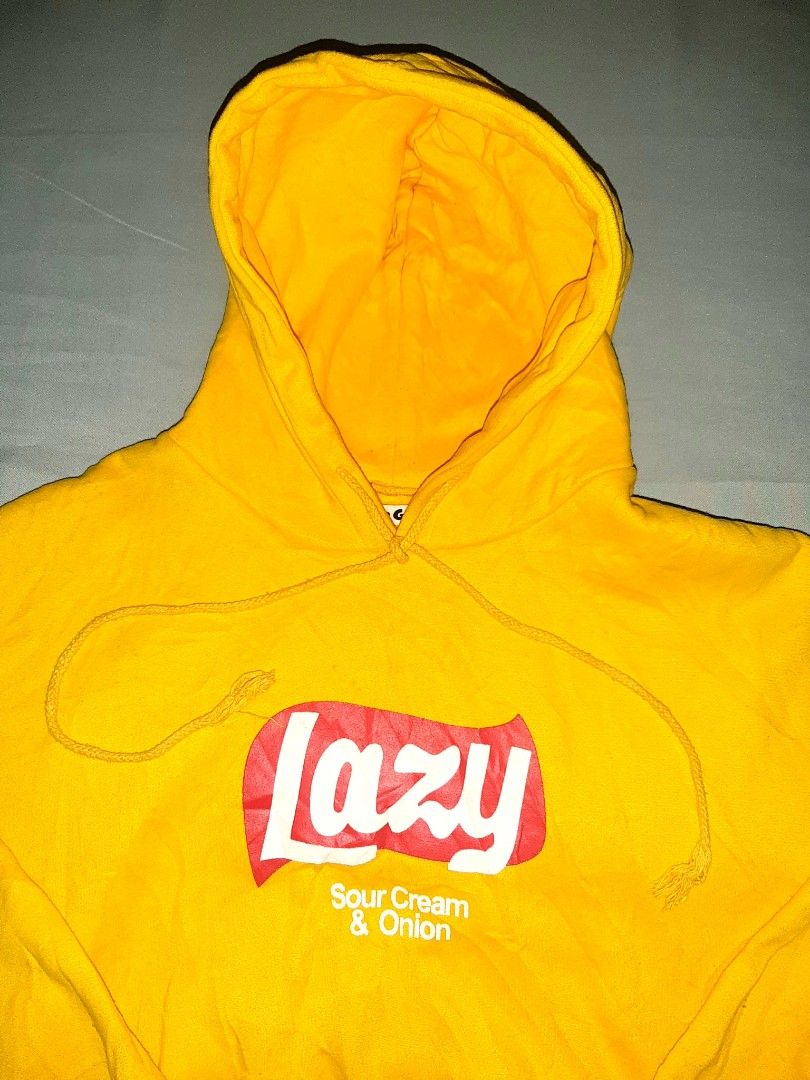 Lazy 2024 hoodie yellow