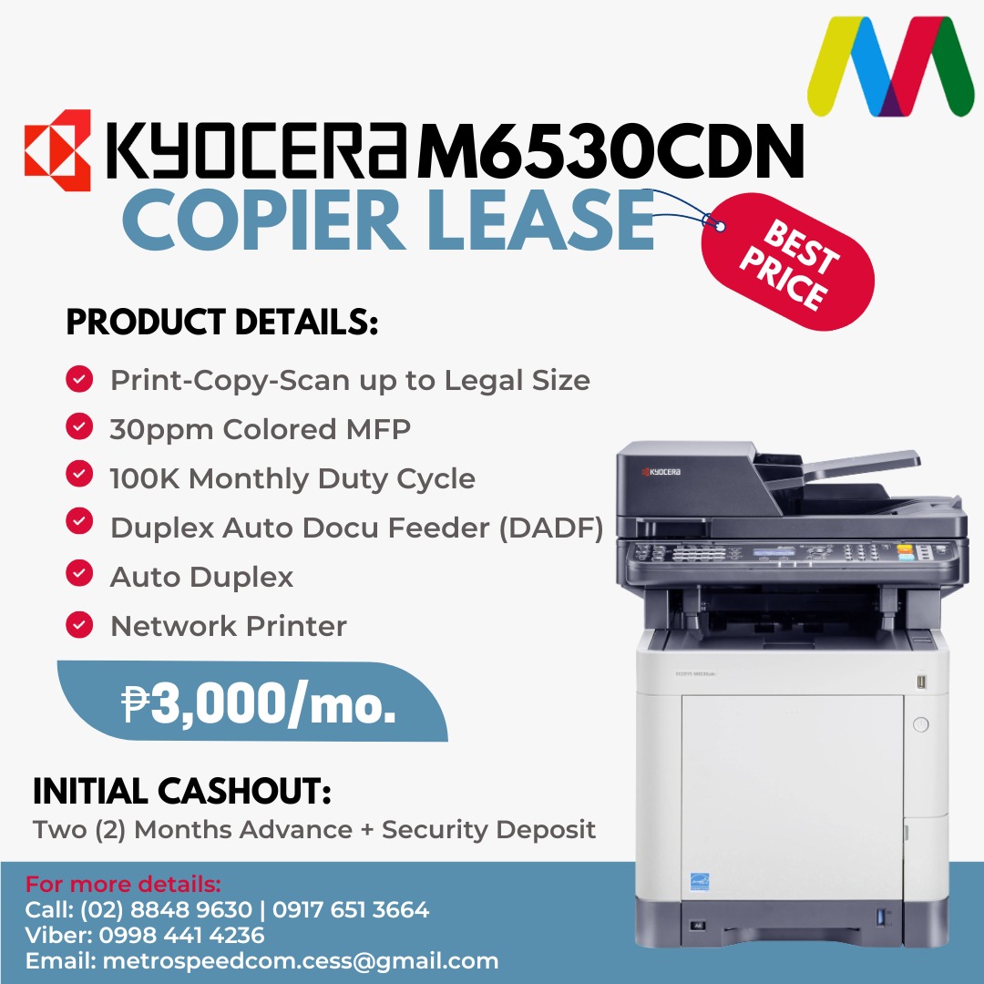 Legal Printer for LEASE for only 3k per month, Computers & Tech