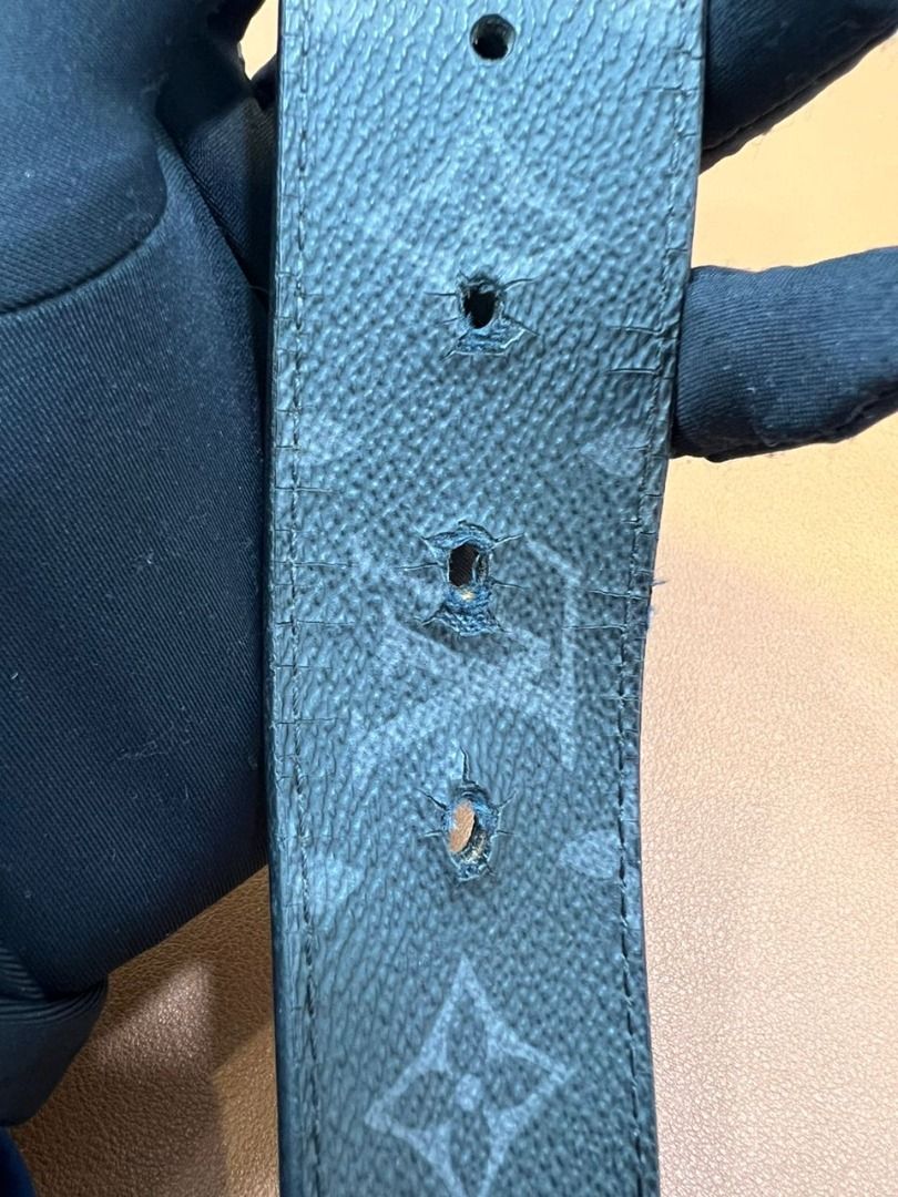 LV Initiales 40mm Reversible Belt Damier Graphite Canvas - Men -  Accessories