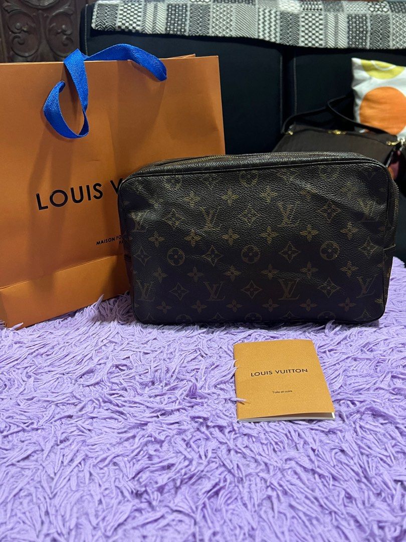 LV Trousse de toilette small bag, Luxury, Bags & Wallets on Carousell