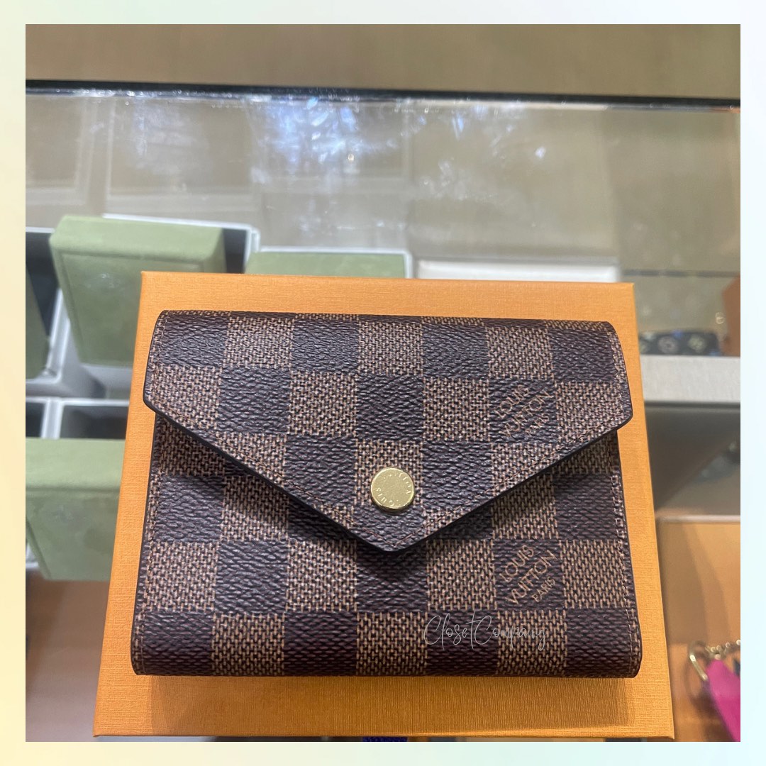 PRE-ORDER: Louis Vuitton LV Limited Edition Rose Damier Ebene Victorine  Wallet, Luxury, Bags & Wallets on Carousell