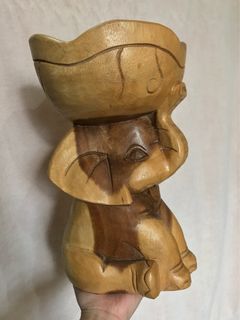 Lucky Elephant bowl (wood)