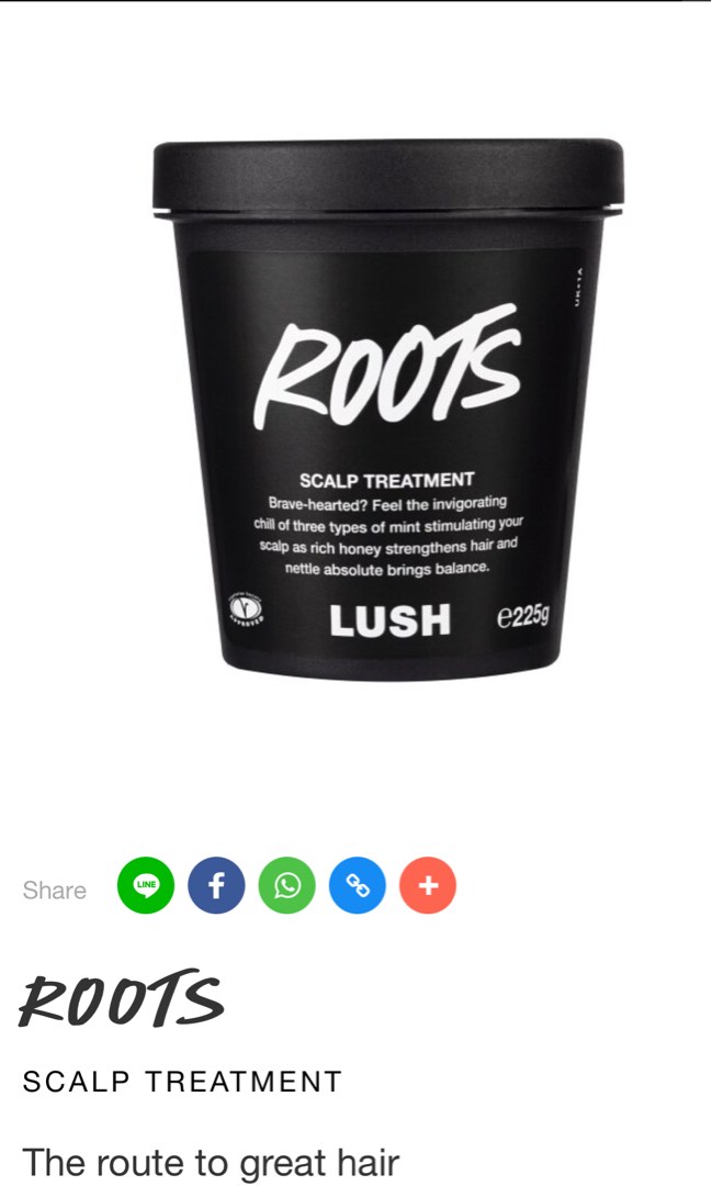 Lush Roots Scalp Treatment, Beauty & Personal Care, Hair on Carousell