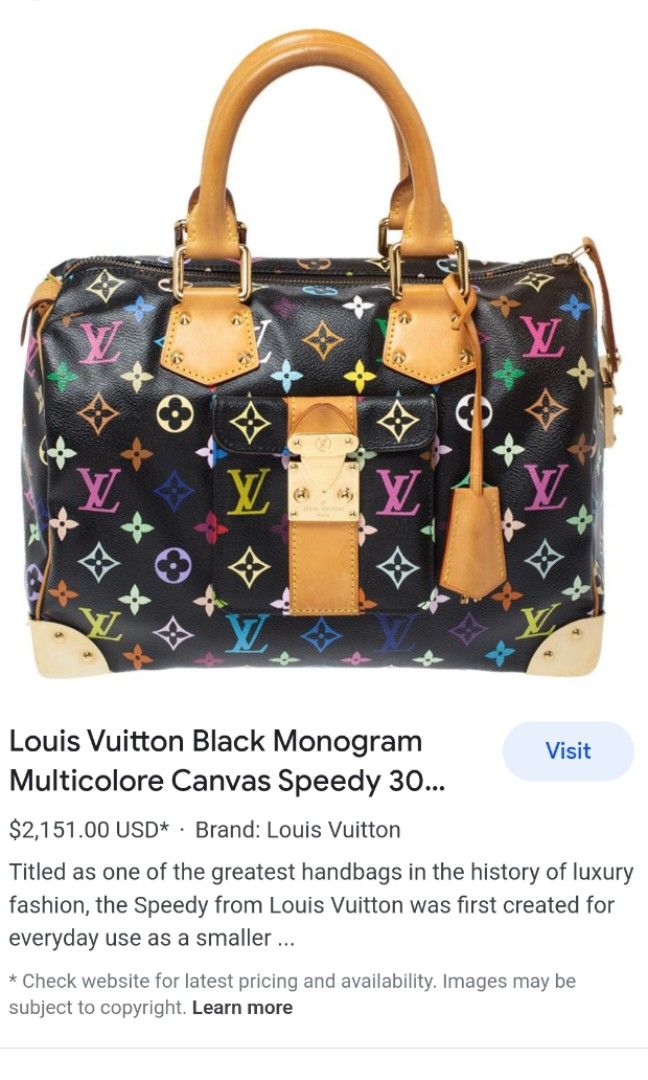 Louis Vuitton Multicolor Speedy 30 - LVLENKA Luxury Consignment