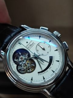 M Store KL ZENITH El Primero Chronograph Open Heart Chronometer White Clown Dial Full Set