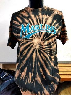 MARLINS BASEBALL TIE DYE SHIRT