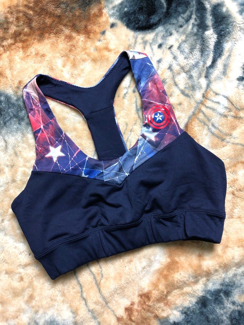 Captain marvel sports bra hotsell