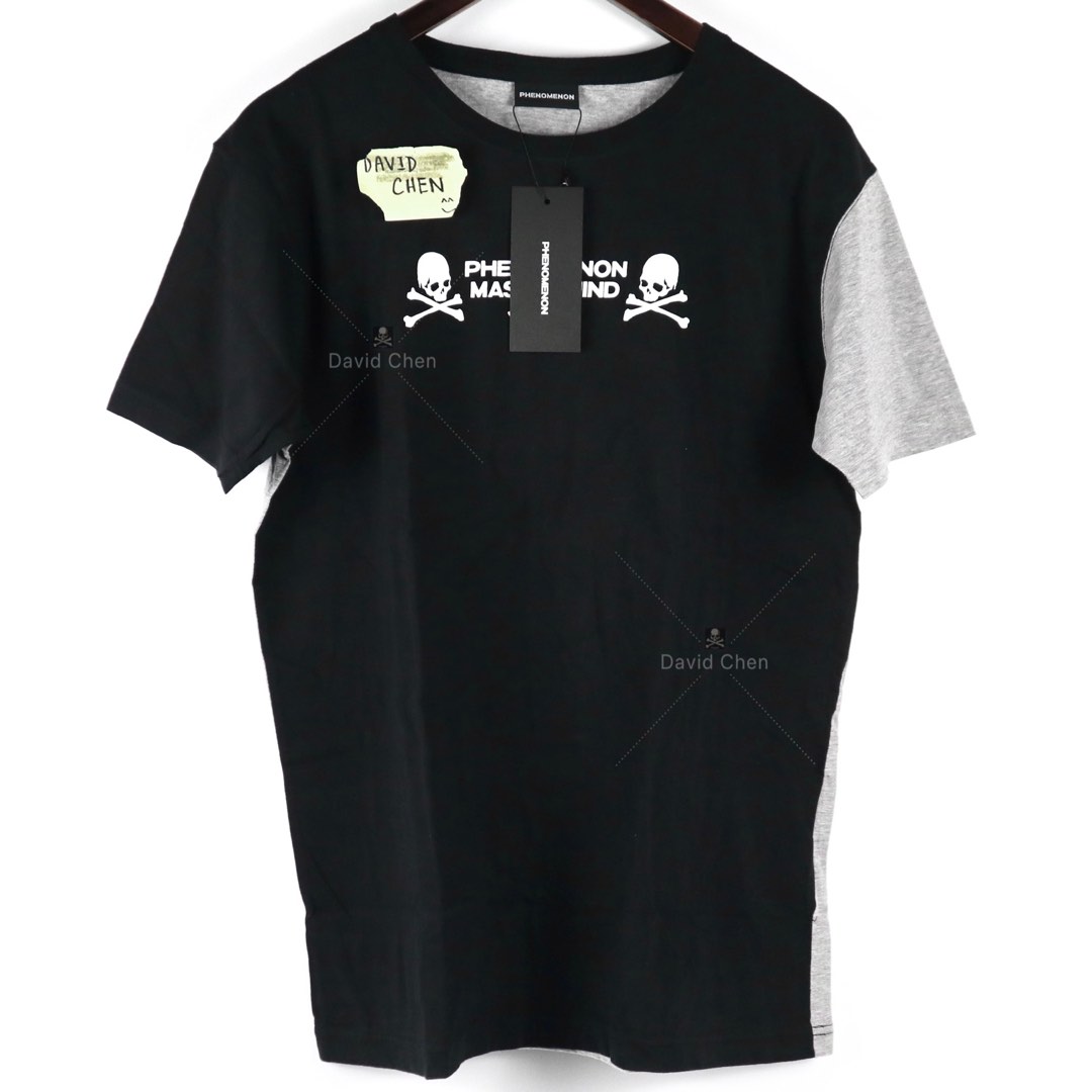 Mastermind Japan MMJ 11AW Mindblow x Phenomenon Tee 背後logo 棉質灰色T shirt