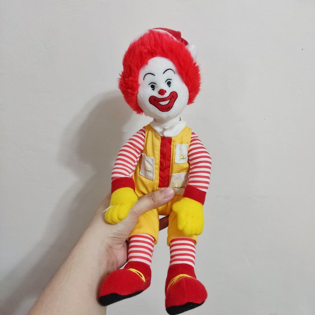 Ronald mcdonald stuffed doll clearance