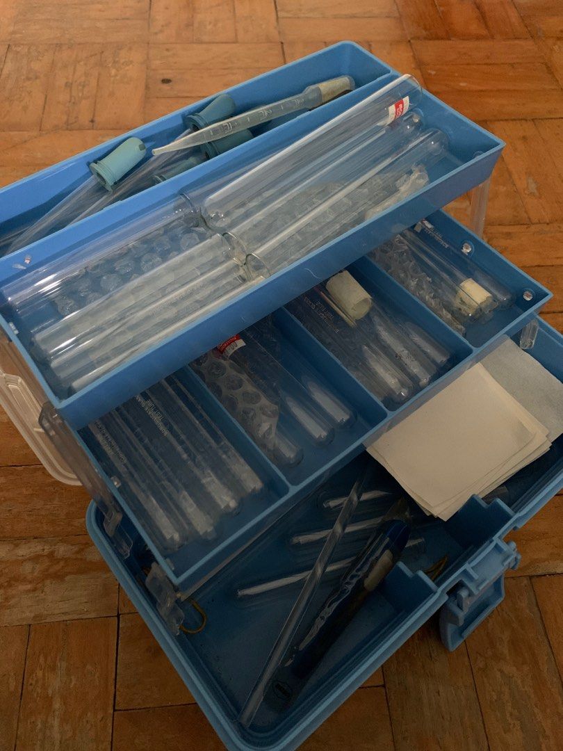 Medtech Nursing Tackle Box Test Tubes ETC, Health & Nutrition, Medical  Supplies & Tools on Carousell