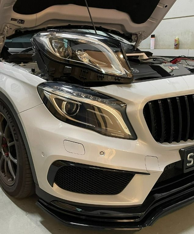 Mercedes W117 CLA & GLA X156 Original LED or Bi-Xenon head lamps & tail ...