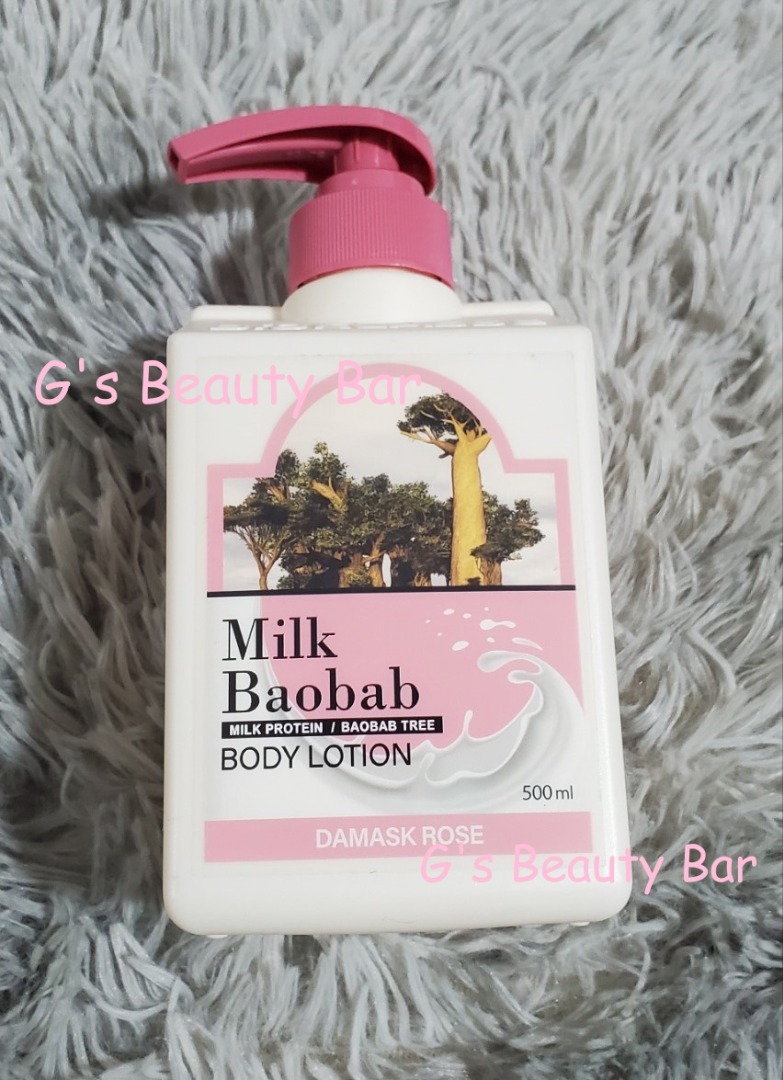 Milk Baobab Damask Rose Body Lotion 500ml Authentic Korean Skincare