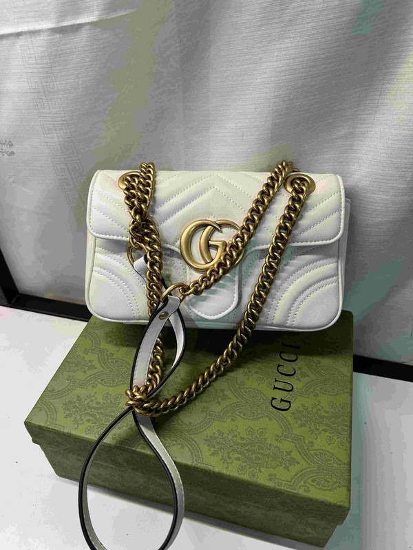 Milk White Original Gucci Marmont Bag, Women's Fashion, Bags & Wallets ...
