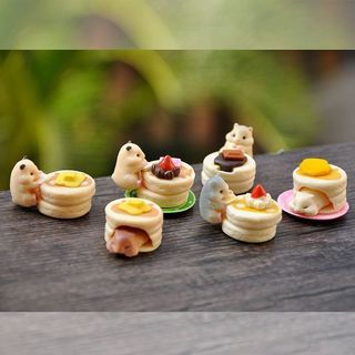 Miniatures Hamster Figurines (6 Pcs a Set)