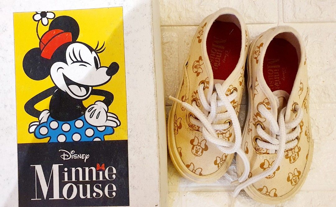 Minnie Mouse Rubber Shoes on Carousell