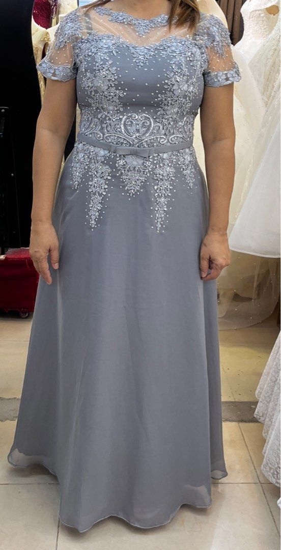 Gray gown online for principal sponsor