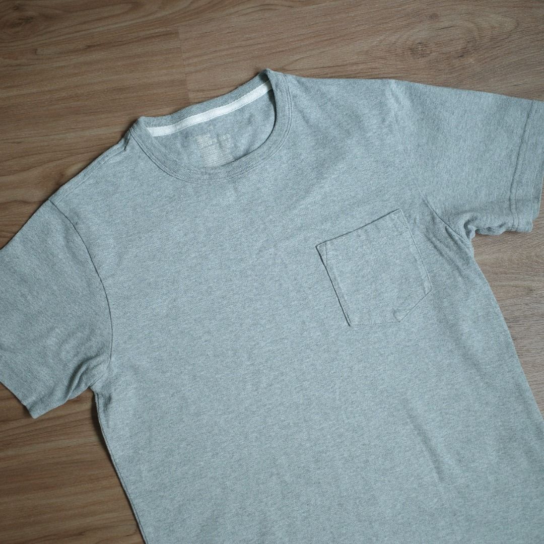 MUJI Mens XS Heavy Weight Jersey T-Shirt with Pocket, Men's