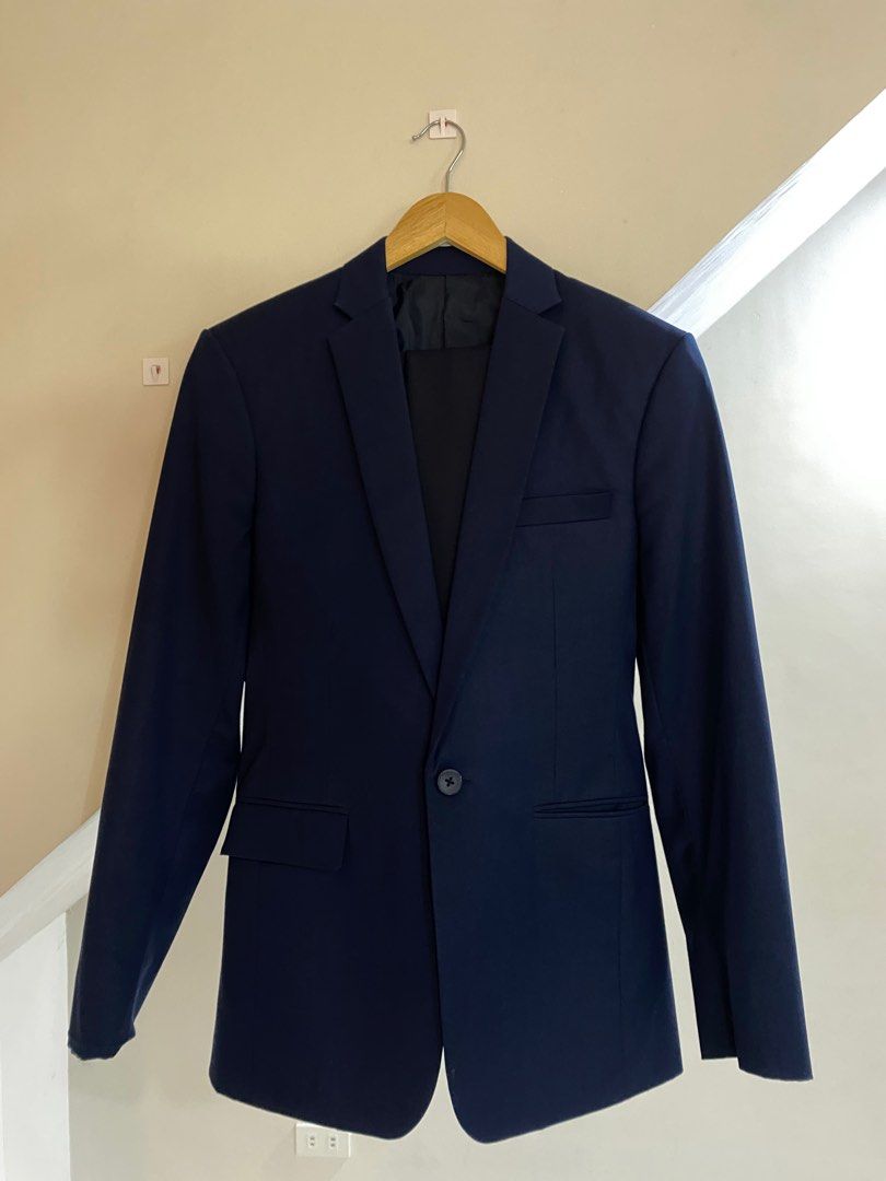 Navy Blue Coat and Pants Full Suit for RENT Men s Fashion
