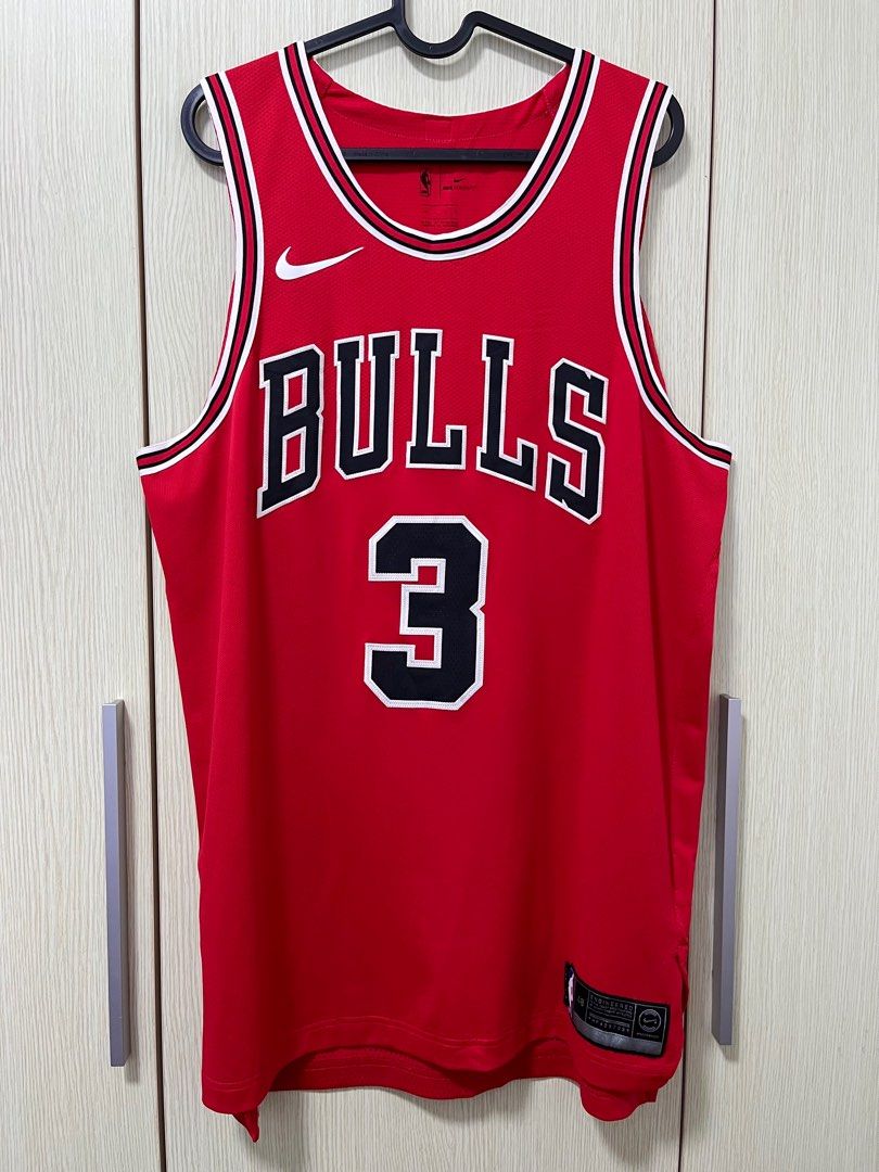 Authentic dwyane wade bulls jersey top