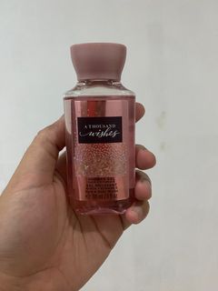 NEW BATH & BODY WORKS A THOUSAND WISHES MINI SHOWER GEL
