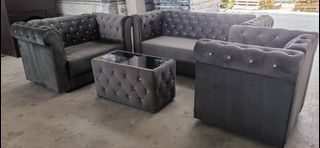 New Chesterfield Sofa (Grey)1S$299 2S$459 3$699