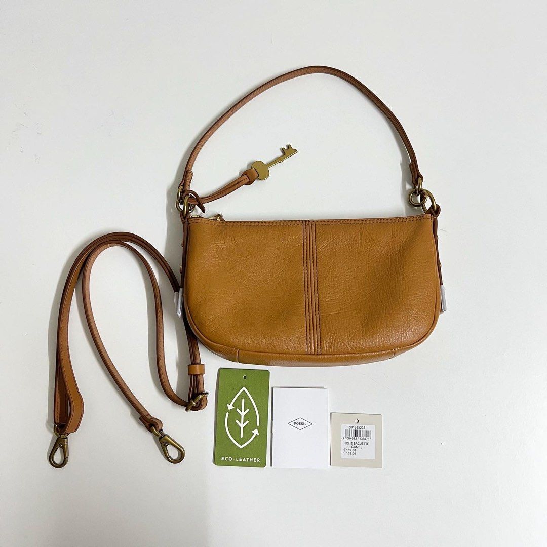 New Fossil Jolie Baguette with 2 handle, Women's Fashion, Bags