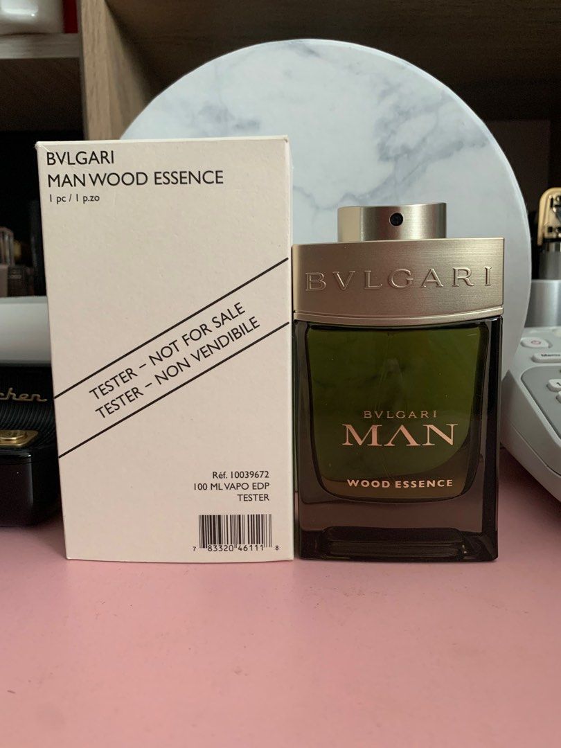 NEW TESTER UNIT Bvlgari Man Wood Essence