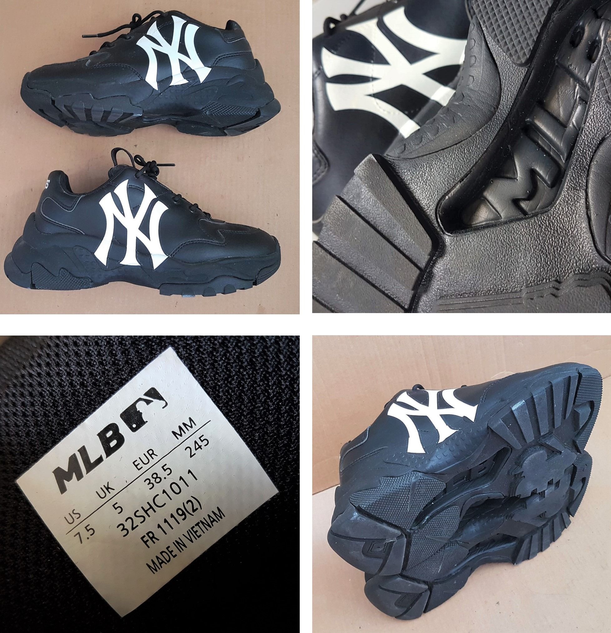 MLB x New York Yankees Baseball Big Ball Chunky A Shoe Fashion Sneakers