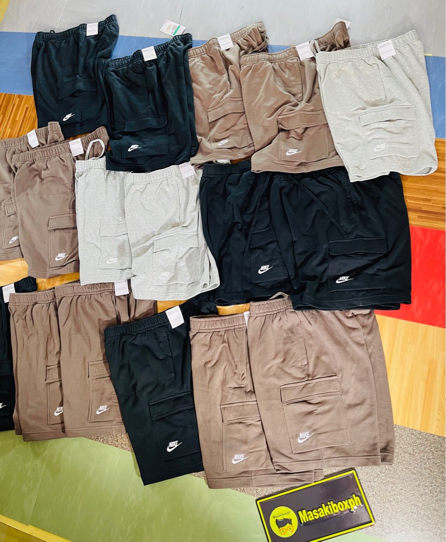 Nike cargo shorts brown black gray, Men's Fashion, Bottoms, Shorts on