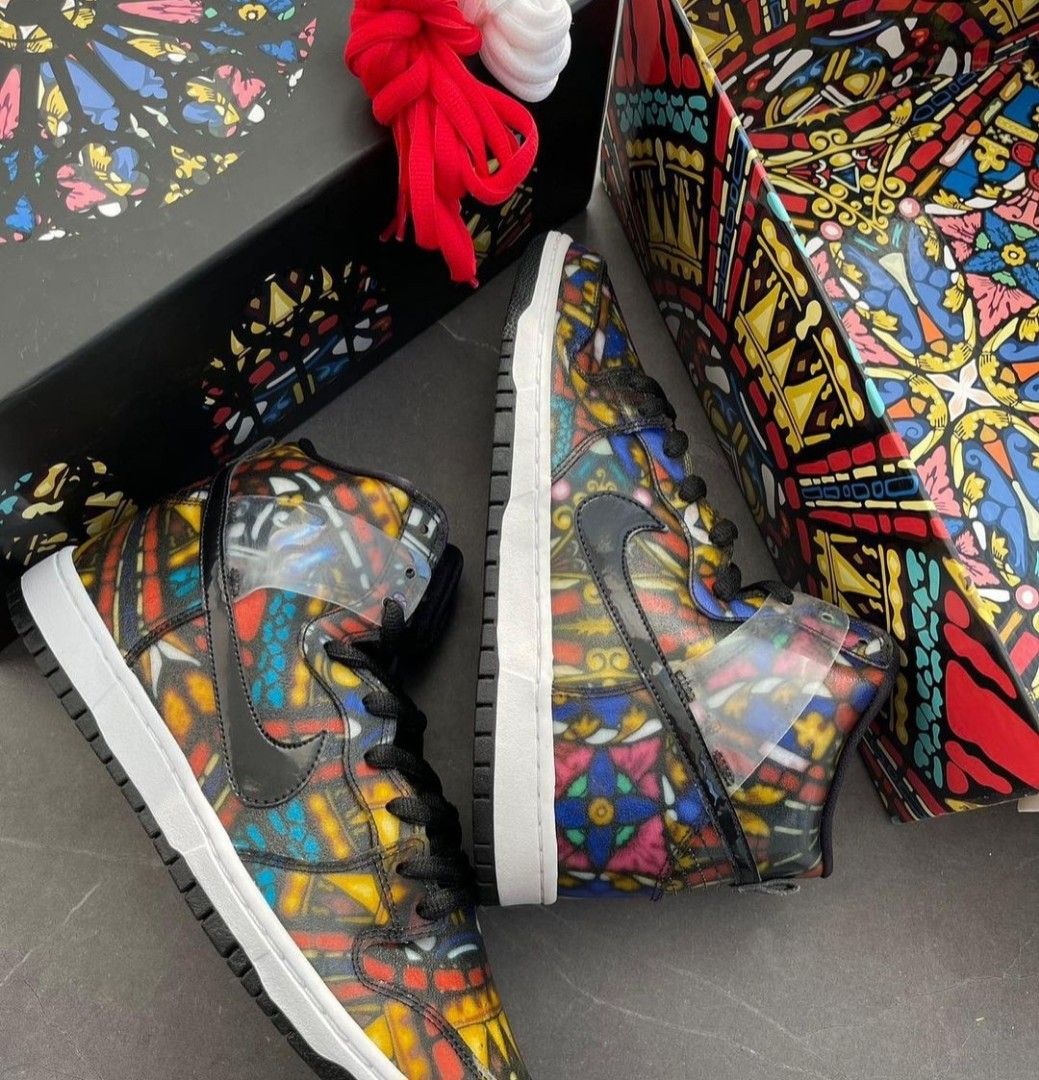 Nike dunk high pro SB Concept Stained Glass