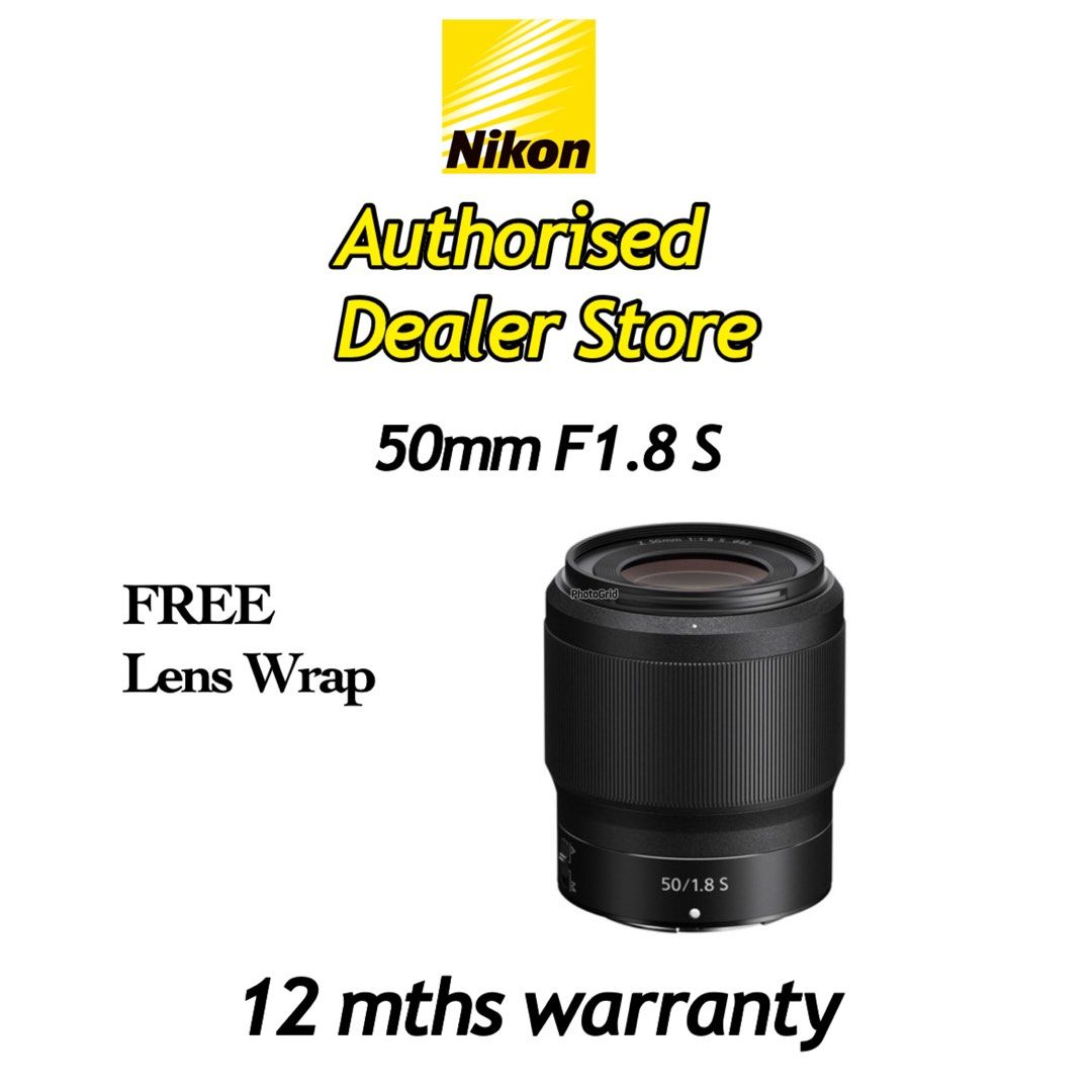 NIKON Z 50mm F1.8 S lens, Photography, Lens & Kits on Carousell