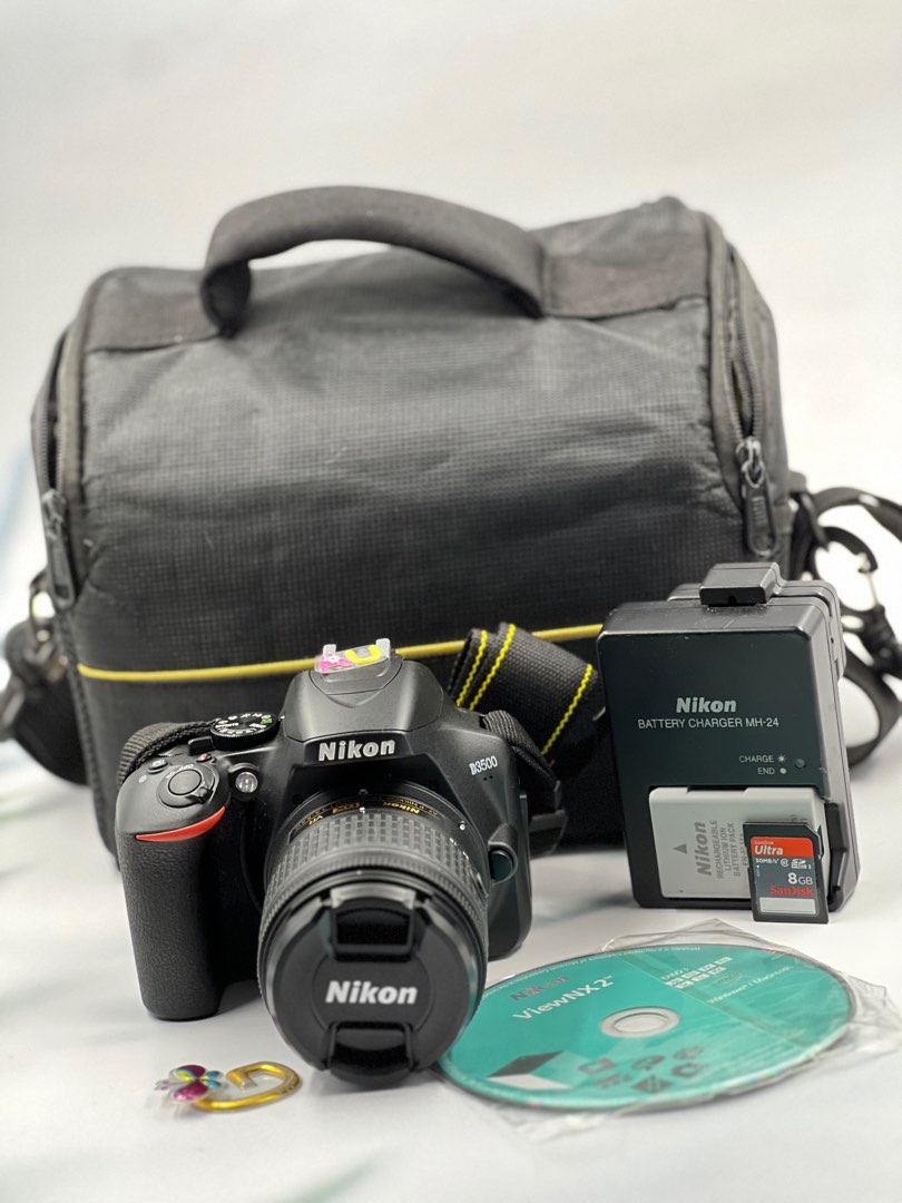 Nikon D3500 Latest Purchased 2022 model 24MP Bluetooth Ready Camera