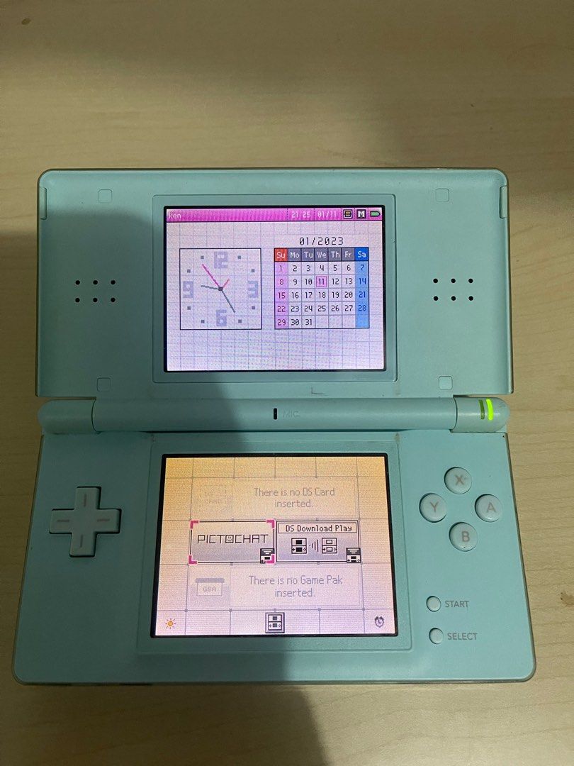 Nintendo DS Lite USG-001 Aqua Color, Video Gaming, Video Game Consoles,  Nintendo on Carousell