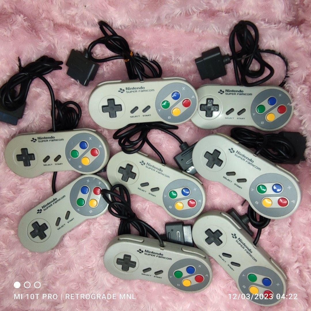 Nintendo Super Famicom Classic Controllers (Category: Controllers) located in Quezon City. Submitted by kimpossibells (Listing ID 1220833258, Image 1). Description: 480 each.