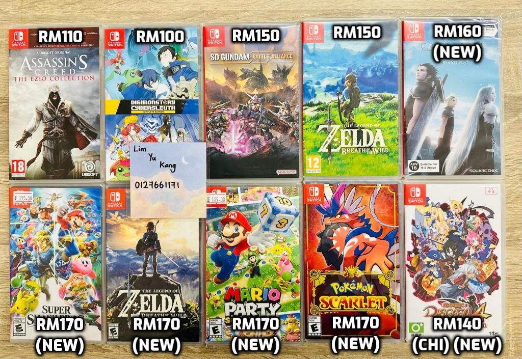 Nintendo Switch Game (Used/ New), Video Gaming, Video Games, Nintendo on Carousell