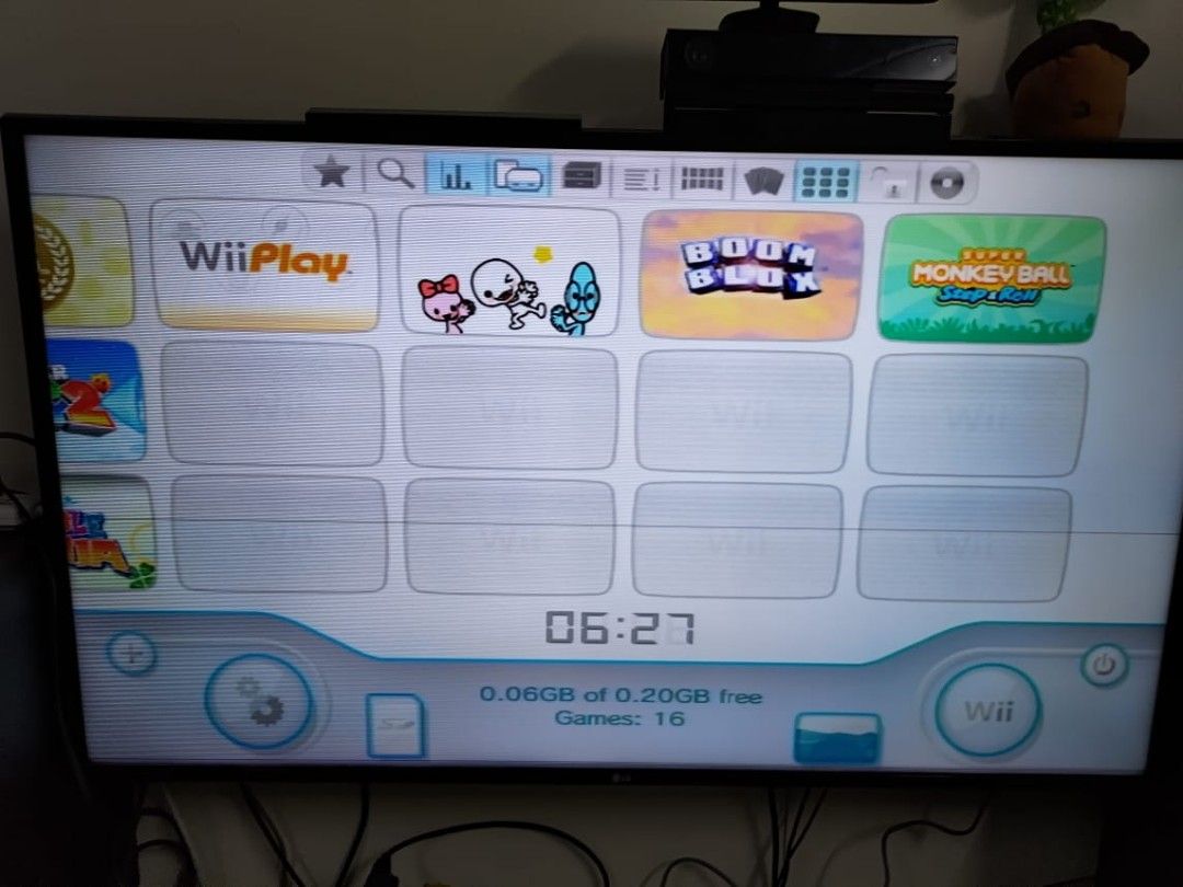 Nintendo Wii 16gb USB games