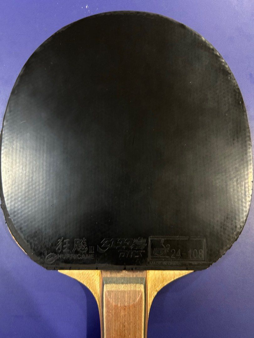 Nittaku Large Blast + rubbers, Sports Equipment, Sports & Games, Racket