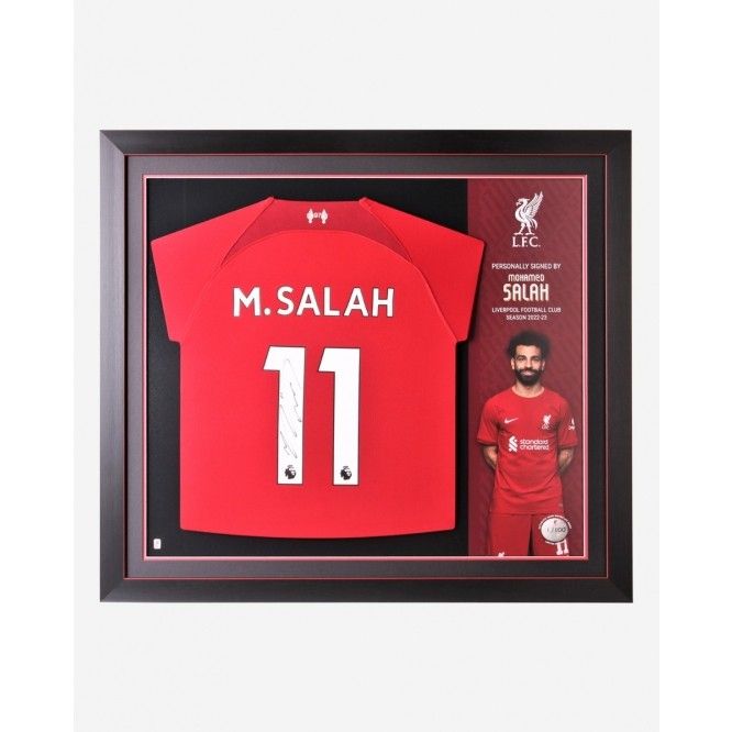 Authentically Signed Mohamed Salah Autograph Liverpool 