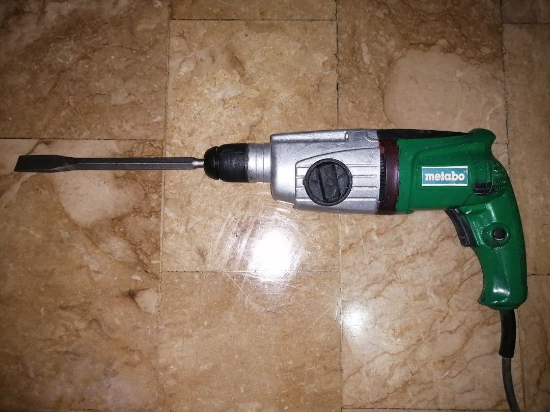 ORIGINAL GENUINE METABO GERMANY 3 MODES ROTARY HAMMER DRILL (Category: Construction Tools & Equipment) located in Quezon City. Submitted by hatebreeders (Listing ID 1220893095, Image 2). Description: ✓₱3,500 ONLY🔥🔥🔥🔥🔥 ✓READY TO USE ✓EXCELLENT CONDITION PERFORMANCE ✓ALL ORIGINAL NO HISTORY OF REPAIR ✓220V ✓WITH 15 DAYS SERVICE FULL WARRANTY ✓PICK UP KINGSPOINT SAUYO, NOVALICHES QC ✓MEET UPS SM NORTH EDSA, SM FAIRVIEW ✓PM ME FOR FASTER TRANSAC