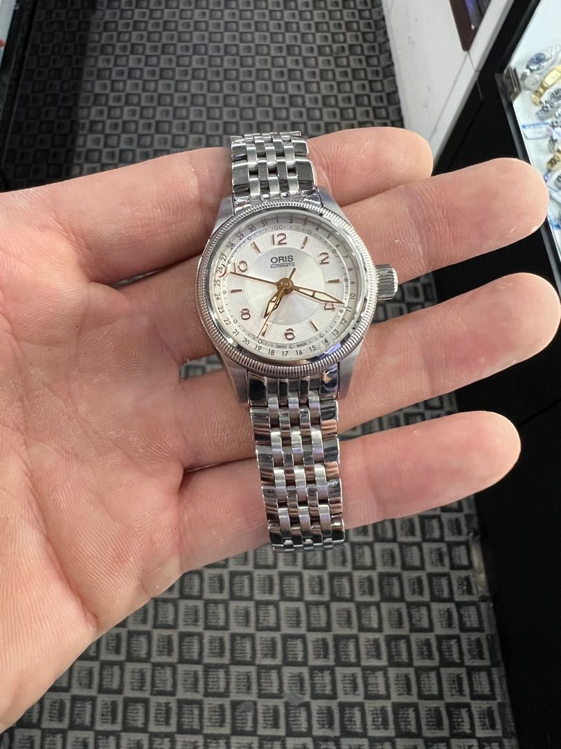 ORIS BIG CROWN POINTER DATE SWISS MADE AUTOMATIC LADIES 7680 40