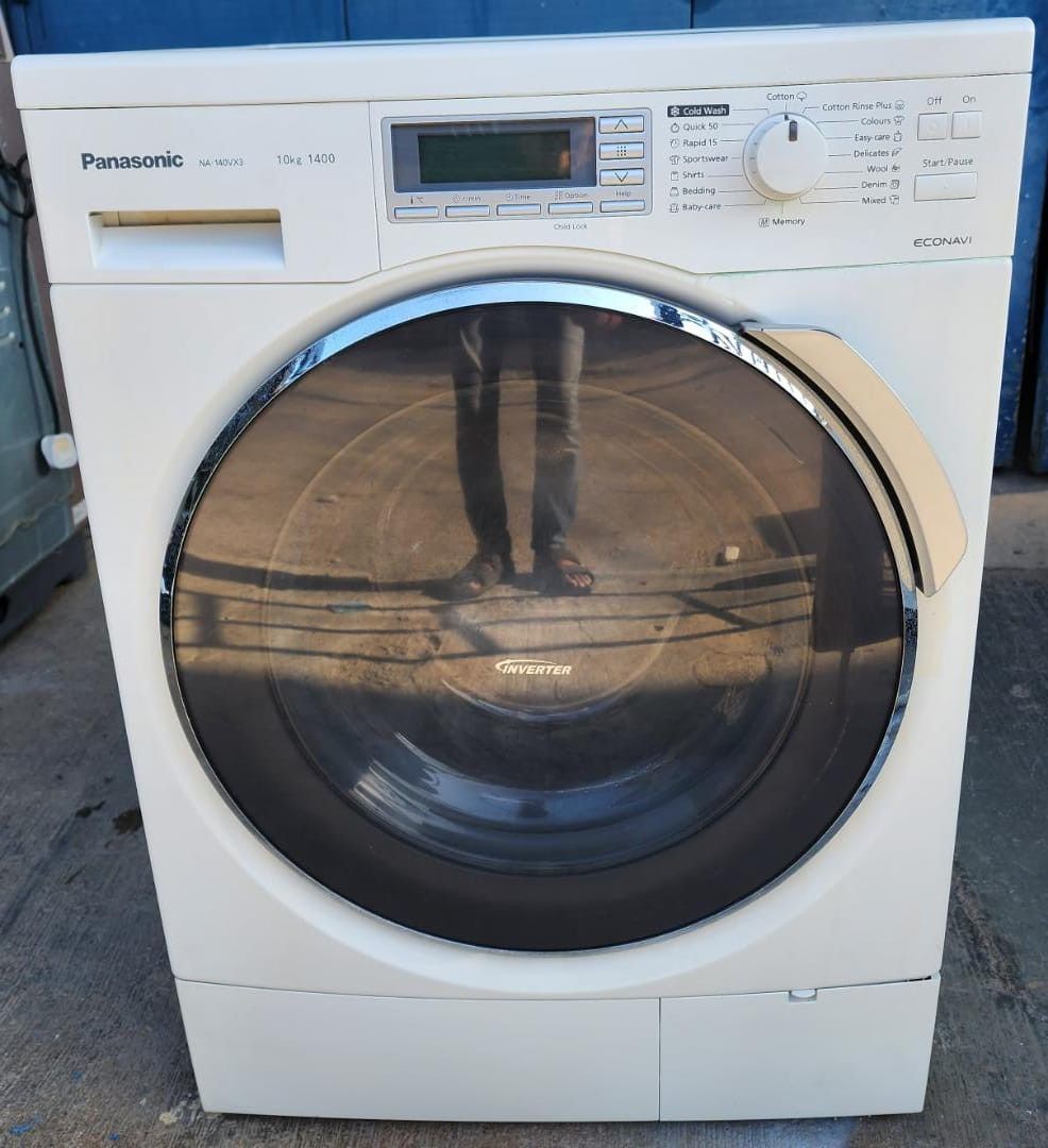 Panasonic inverter front load washing machine 10 kg, TV & Home Appliances, Washing Machines and