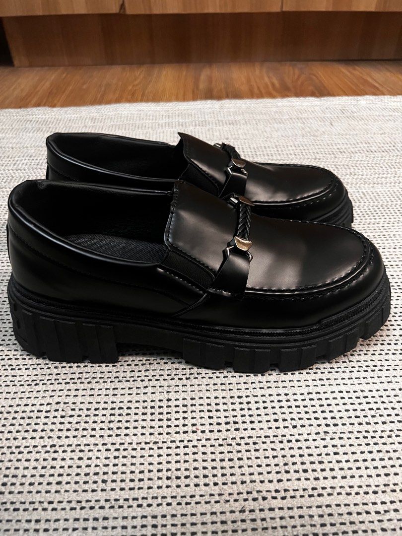 platform slip on loafers