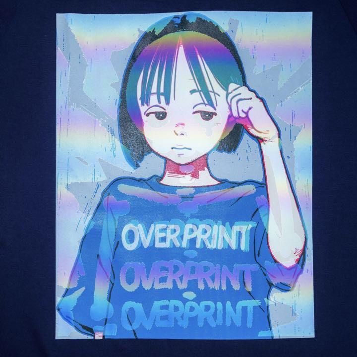Overprint POP ART Tee Ver:4 (サイズ) L, 男裝, 上身及套裝, T-shirt