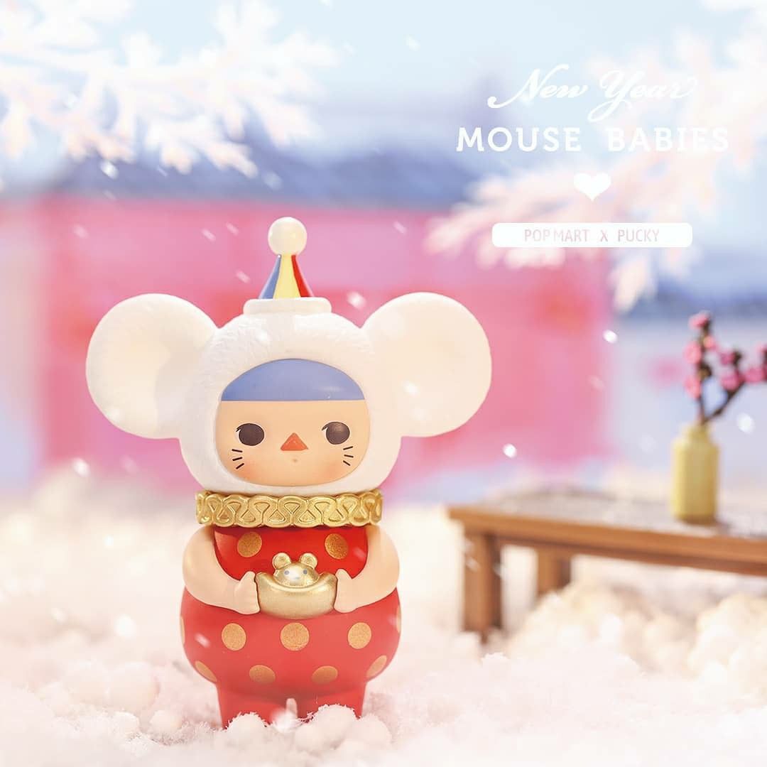 [POPMART LIMITED EDITION] POPMART PUCKY MOUSE BABIES LIMITED CHINESE ...