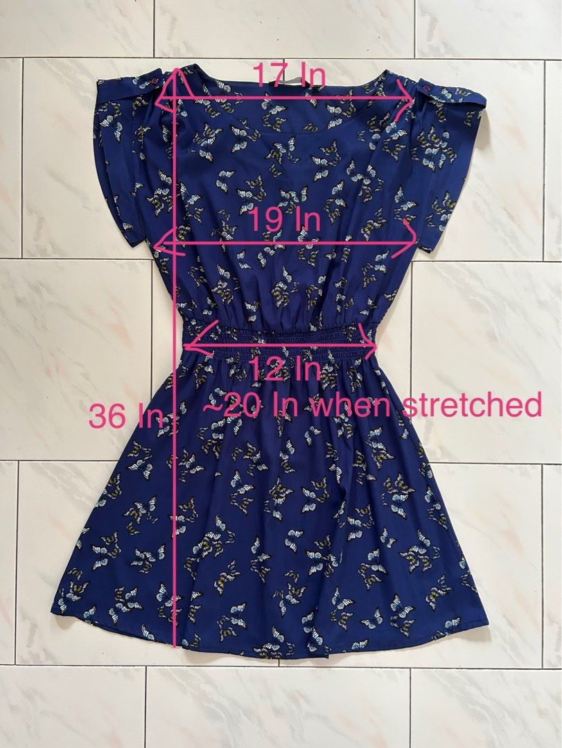New look butterfly dress top