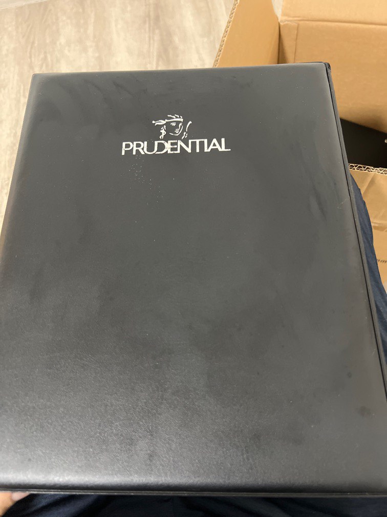 Prudential File Design Prudential black ring file, Hobbies & Toys, Stationery & Craft ...