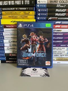 PS4 jump force R3 Rall asia used like new cd disc